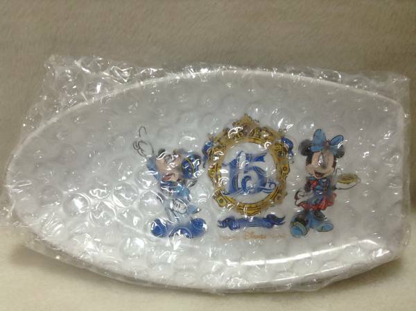 【即決】3枚セット　TDS ディズニー　15周年　スーベニアプレート　皿　ミッキー　ミニー 未使用