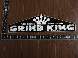 レア!! 80s GRIND KING ハンガーロゴ LARGE size ステッカー 新品 デッド グラインドキング オールド ビンテージ スケートボード トラック