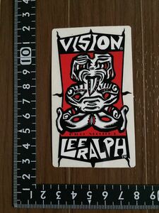 80s VISION LEE RALPH Old Vintage скейтборд стикер новый товар dead Vision Mark gon The отсутствует old vintage skateboard