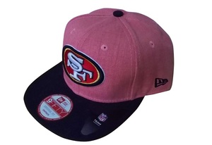 cap-97 ニューエラ キャップ NEW ERA NFL San Francisco 49ers 9FIFTY SNAPBACK CAP 帽子 ピンク