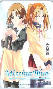 48300★Missing Blue 渡辺明美 ザ・プレイステーション2 テレカ★