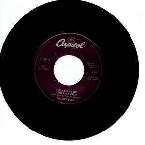 Beatles 「The Ballad Of John And Yoko/ Old Brown Shoe」 米国盤EPレコード
