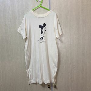 完売　ベイフロー　ディズニー　ミッキー ワンピース　110 チュニック　Tシャツワンピース 半袖　キッズ