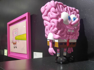 【玩具模型】EMILIO GARCIA SPAIN 『4FT SPONGE BRAIN』SCULPTURE エミリオ・ガルシア スポンジブレイン 樹脂模型限定版 高さ120ｃｍ F17