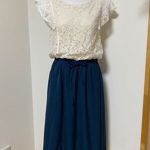 as know as 花びらレースワンピース