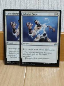 ★☆MTG 【英】天界の粛清/Celestial Purge[白U]【MM2】★☆在庫枚数2枚 全ての商品同梱可能