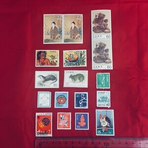 Ｋ-2 日本郵便 未使用切手 17枚