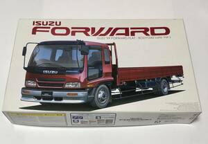  not yet constructed goods Aoshima 1/32 middle f Ray to series No.2 Isuzu '99 Forward Flat Body (342 latter term type )