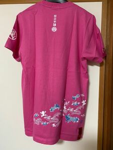 【値下げセール】新品未使用　悟空本舗　Ｍサイズ　ピンク　プリントTシャツ　半袖