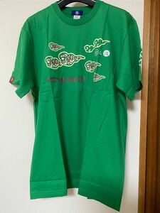 【値下げセール】新品未使用　悟空本舗　Ｍサイズ　緑色　プリントTシャツ
