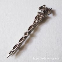 【ハイランドのクラン紋章を胸元に】イギリス ヴィンテージ シルバー ブローチ ピン◆Vintage Sterling Silver Macleod Clan Kilt Brooch◆_画像2