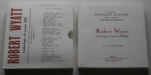 2010年ロバート・ワイアット（Robert Wyatt）『ＭＷアンソロジー』の中古本。外函つき。英語・仏語。
