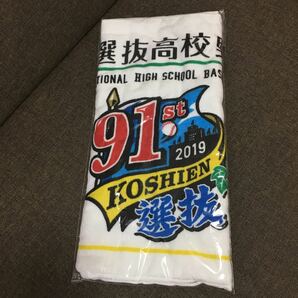 高校野球 甲子園 春の選抜2019年91回記念タオル