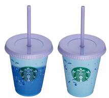 ◆台湾◆ 2021年 スターバックス STARBUCKS Kiara TOGO カップ 色が変化するカップ カラーチェンジングリユーザブルコールド 16oz_画像1