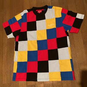 新品 18aw Supremeシュプリーム Patchwork Pique Tee M パッチワーク Tシャツ