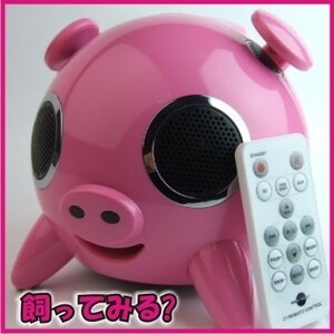 SD・USB専用スピーカーIPIGLETアイピグレットリモコン付 カラーアソート