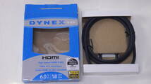 HDMIケーブル：DYNEX 新品未使用　3D　TV対応　ケーブル1.8m　1個_画像4