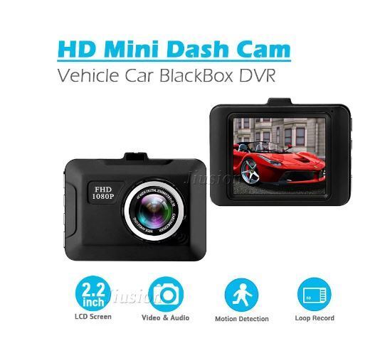 HD 2.2インチ 液晶 ドライブレコーダー カメラ ナイトビジョン モーション 検知 ビデオ 録音 マイク スピーカー 送料無料 f15