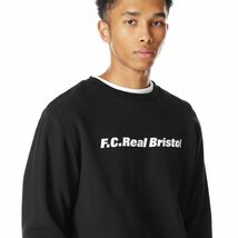 【新品タグ付き】 21SS 新品 FCRB f.c real bristol エフシーレアルブリストル SOPHNET ソフ AUTHENTIC LOGO CREWNECK SWEAT スウェット 黒_画像7