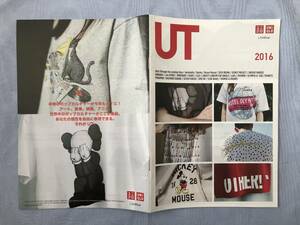 Uniqlo ユニクロ カタログ：2016 UT KAWS カウズ/STAR WARS/Bruno Munari/LEGO/OLYMPIA LE-TAN/ポケモン/NIGO/ 又吉直樹/シシド・カフカ