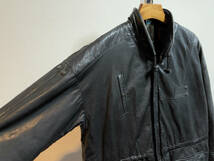 LAKELAND レザー ジャケット 46 ブラック ビッグサイズ ギア デザイン レイクランド 60s 70s 80s 90s 古着 オールド ビンテージ_画像2