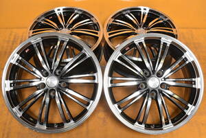 210325500747210　WEDS　LEONIS　18ｘ7J　+53　5H　PCD114.3　ハブ径73mm　4本セット