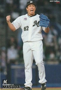 カルビー 2021プロ野球チップス第1弾 012 益田直也（ロッテ） レギュラーカード
