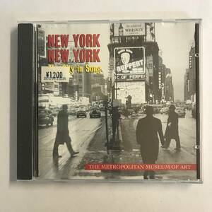 【CD】コンピレーションアルバム NEW YORK,NEW YORK：The City in Song / 14-01303-1 /ジャズ @G-19