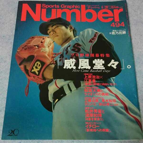 【プロ野球】Number ナンバー No.494 2000年4/20【開幕】