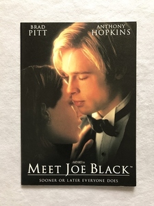 映画パンフレット20「ジョーブラックをよろしく/Meet Joe Black」 1998年/ブラッド・ピット/クレア・フォーラニ/エドウィン広告/EDWIN