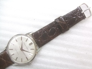 1964年人気モデルセイコーロードマーベル23石手巻腕時計OH済風防　N945
