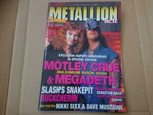 METALLION VOL.12 MOTLEY CRUE/MEGADETH★BURRN!