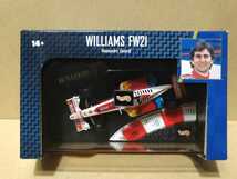 送料無料　未使用 1/43 Williams FW21 Alessandra Zanardi F1 Car / Hot Wheels 24524 mattel racing マテル ホットウィール ザナルディ _画像1