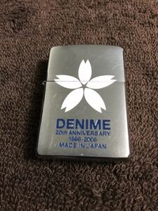 ZIPPO ジッポ　ジッポー　オイルライター　DENIME ドゥーニム　限定品　シリアル番号付き　中古品