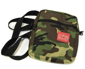  Manhattan Poe te-ji shoulder bag 203295 duck pattern XS camouflage nylon North Face square pouch 