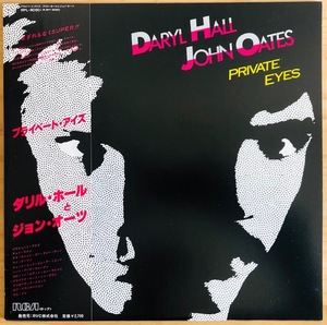 LP■ROCK/DARYL HALL & JOHN OATES/PRIVATE EYES/RCA RPL-8090/国内81年ORIG OBI/帯付 準美品/80年代 特大ヒット曲/サンプリングソース多数