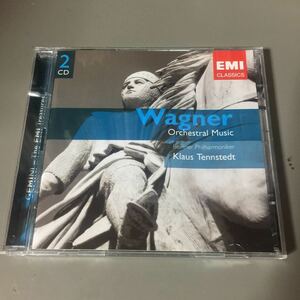 ワーグナー オーケストラ・ミュージック クラウス・テンシュテット:指揮 ベルリン・フィルハーモニー管弦楽団 EU盤2枚組CD