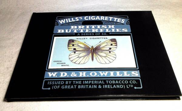 ＜洋書＞ウィルズ・シガレットカード：イギリスの蝶　資料集『WILLS's CIGARETTES : BRITISH BUTTERFLIES / WD & HO Wills』～たばこカード