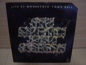 LP[JAZZ] STU MARTIN & JOHN SURMAN LIVE AT WOODSTOCK TOWN HALL PYE 1975 スチュ・マーティン ジョン・サーマン