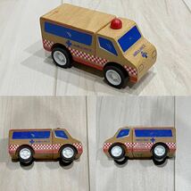 Click Clack クリック クラック 救急車 おもちゃ 車 木製玩具 分解組み立てできる 木のおもちゃ 男の子 女の子 赤ちゃん ベビー baby_画像1