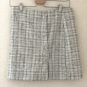 【引越しセール】H&M チェック柄ブレークミニスカート ツイードスカート