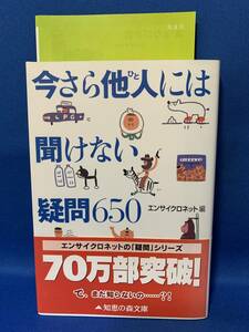 中古 今さら他人には聞けない疑問650 エンサイクロネット編　帯付き