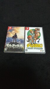 switch 新品未開封ゼルダの伝説ブレスオブザワイルド 美品ダービースタリオン