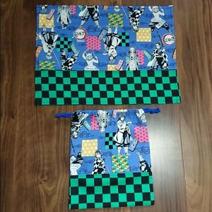 鬼滅の刃 給食2点セット ハンドメイド