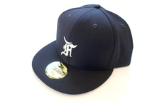 (7)FOG Fear Of God ESSENTIALS New Era 59FIFTY FITTED Baseball Capフェアオブゴッド エッセンシャルベースボールキャップ紺ネイビー_画像2