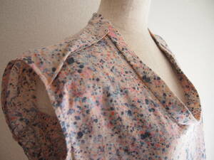 ① France brand Cacharel cacharel enough size One-piece pattern dress .... pink sombreness pink pocket dress pattern dress 