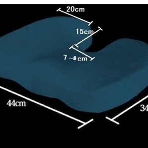 バランスチェア高さ調整のクッション体圧分散/尻痛対策クッション集中力ゲルクッション低反発ジェルクッション体圧分散U字クッション足あての画像2