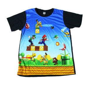 スーパーマリオ ゲーム パロディー ステイホーム オンライン ストリート系 デザインTシャツ おもしろTシャツ メンズTシャツ 半袖 ★E359L