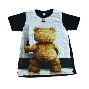 テッド 映画 アメリカ ジョーク TED オンライン飲み会 ストリート系 デザインTシャツ おもしろTシャツ メンズTシャツ 半袖 ★E367L