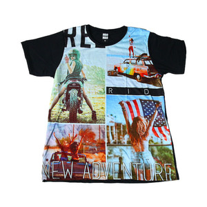 セクシーガール ビキニ バイク ドライブ アメリカ 金髪 ストリート系 デザインTシャツ おもしろTシャツ メンズTシャツ 半袖 ★E380L
